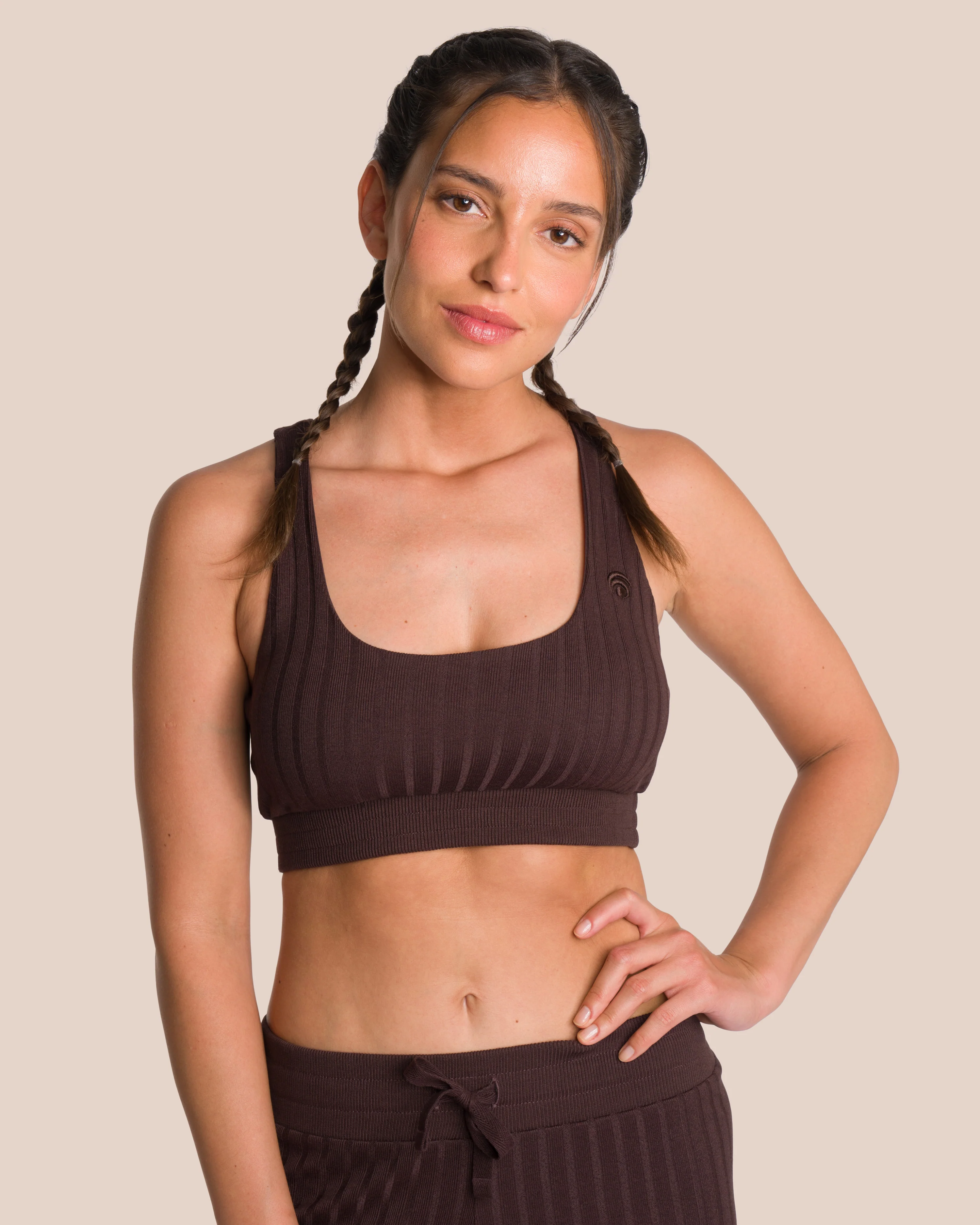 Aurelia Knit Set Petite - Dark Oak - Image 6