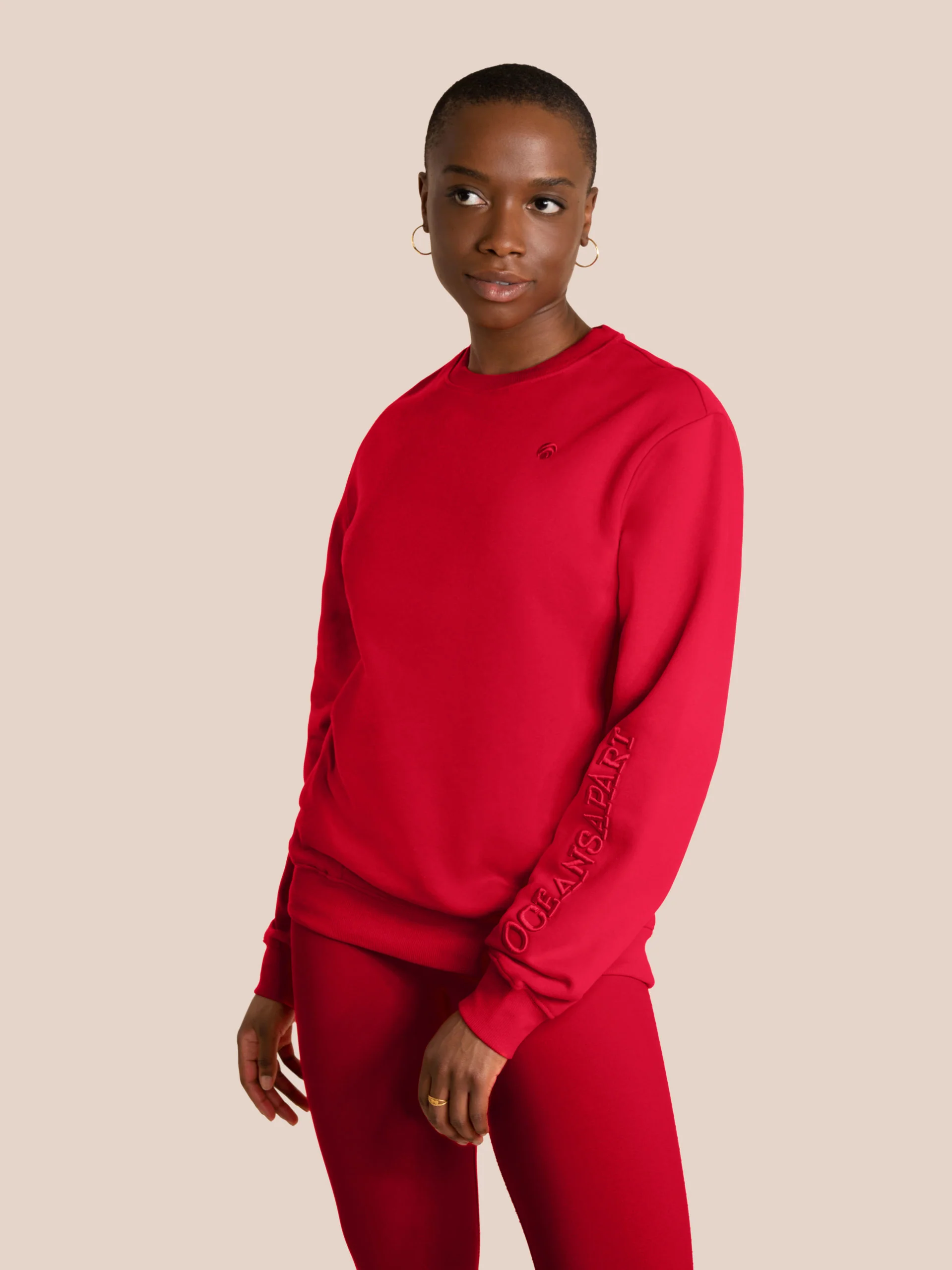 Beverly Sweat Set - Shiny Red