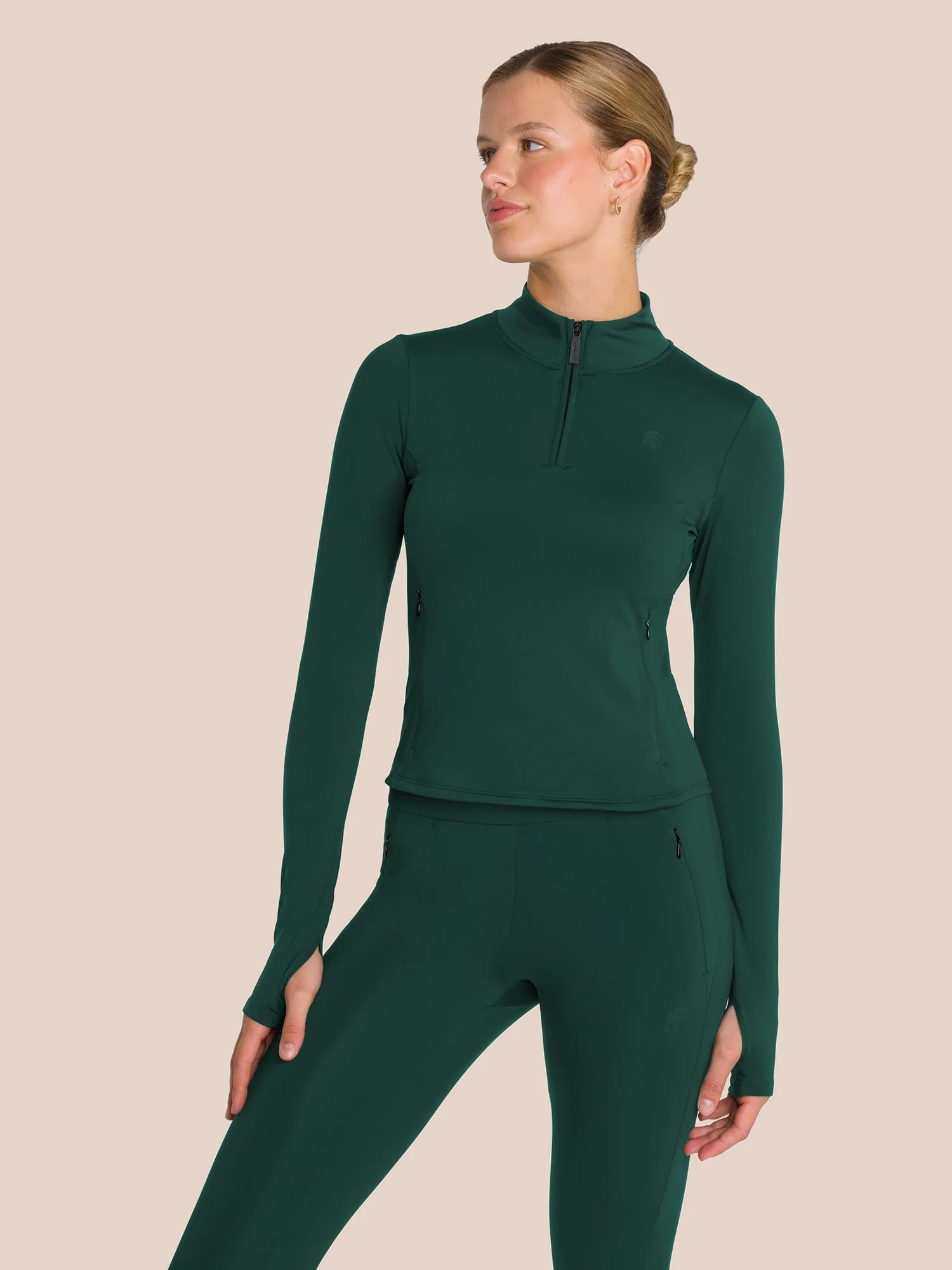 Florence Layer Straight Leg Set - Emerald Green