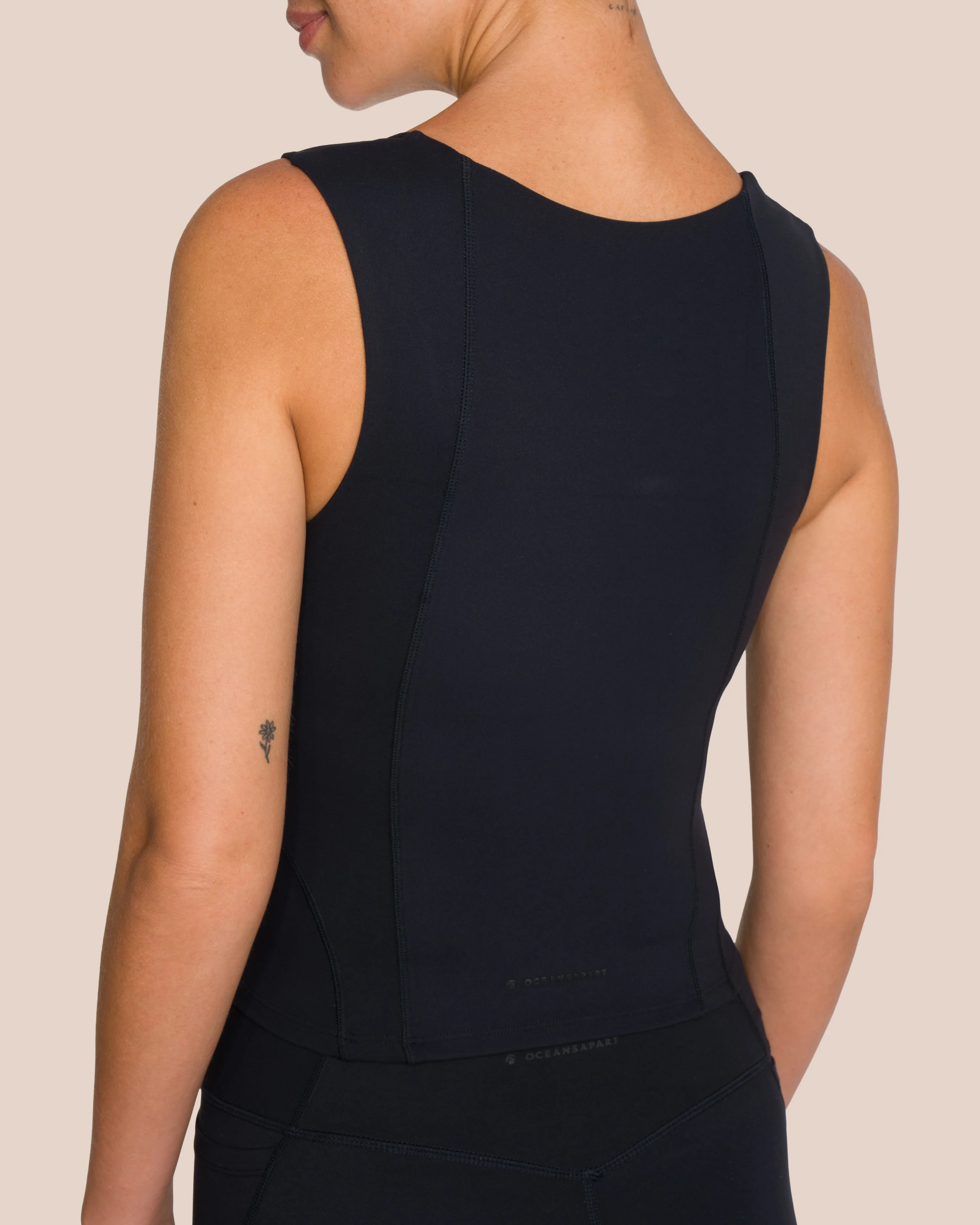 Shania Top Zip Set Deluxe - Black - Image 12